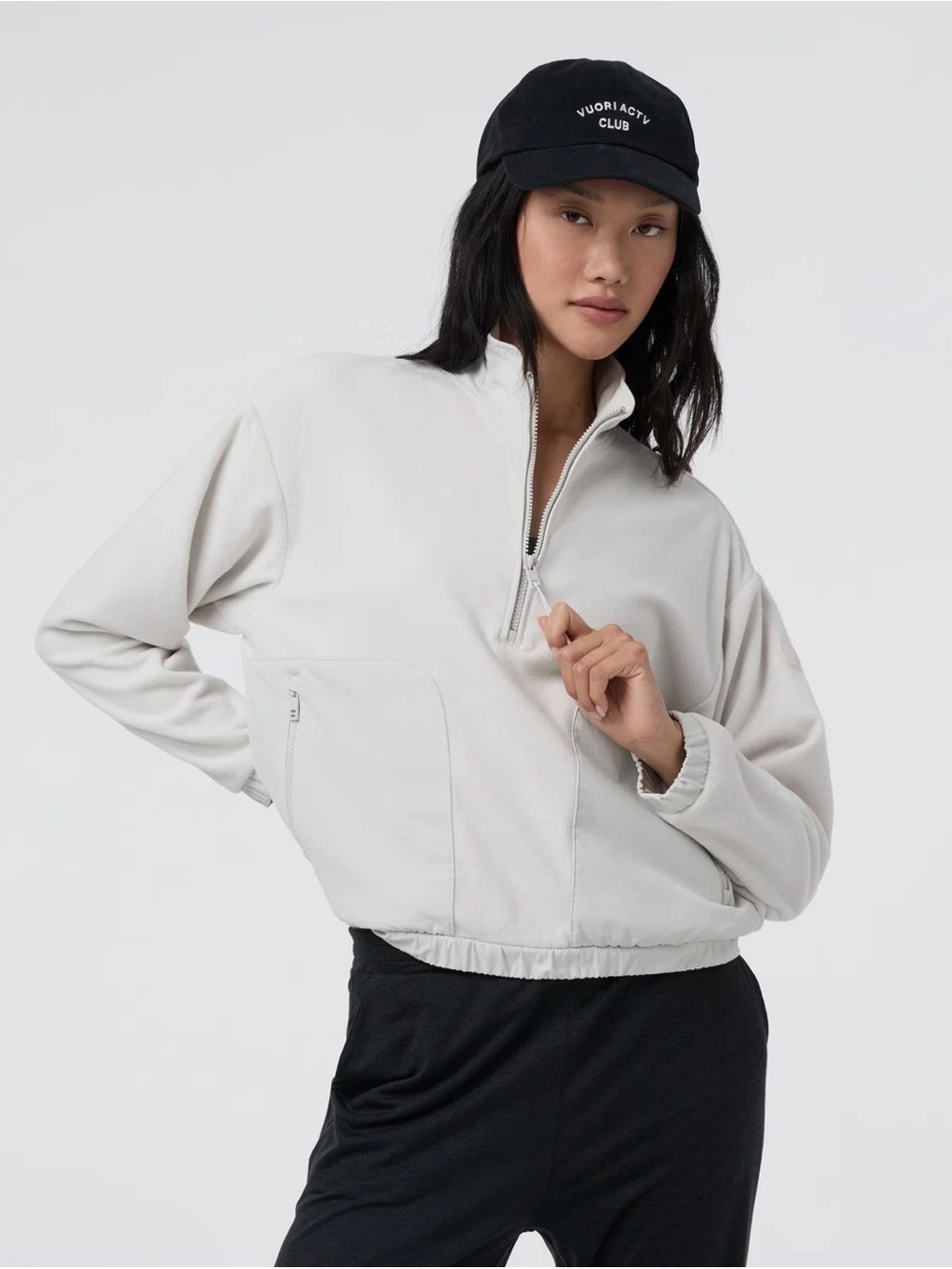 Vuori Aspen half zip fleece